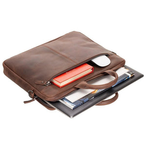 Apollo Geniun Leather Laptop Bag For 13"