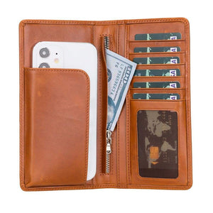 Evra Universal Leather Wallet Case 7" RST2