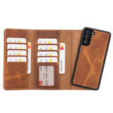 Santa Samsung Galaxy S21 Plus Leather Detachable Wallet Case