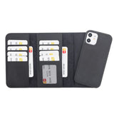 Santa I Phone 12 Mini Leather Detachable Wallet Case