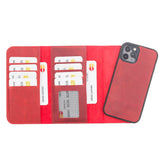 Santa I Phone 12 Pro Max Leather Detachable Wallet Case