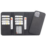 Santa I Phone 12 Pro Leather Detachable Wallet Case
