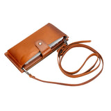 Luvia Lozan Strap Leather Crossbody Wallet