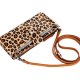 Luvia Lozan Strap Leather Crossbody Wallet