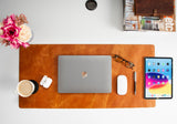 Natural Leather Desk Mat Medium