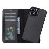 Liluri I Phone 13 Pro Detachable Leather Wallet Case