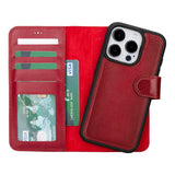 Magic I Phone 16 Pro Detachable Leather Wallet Case