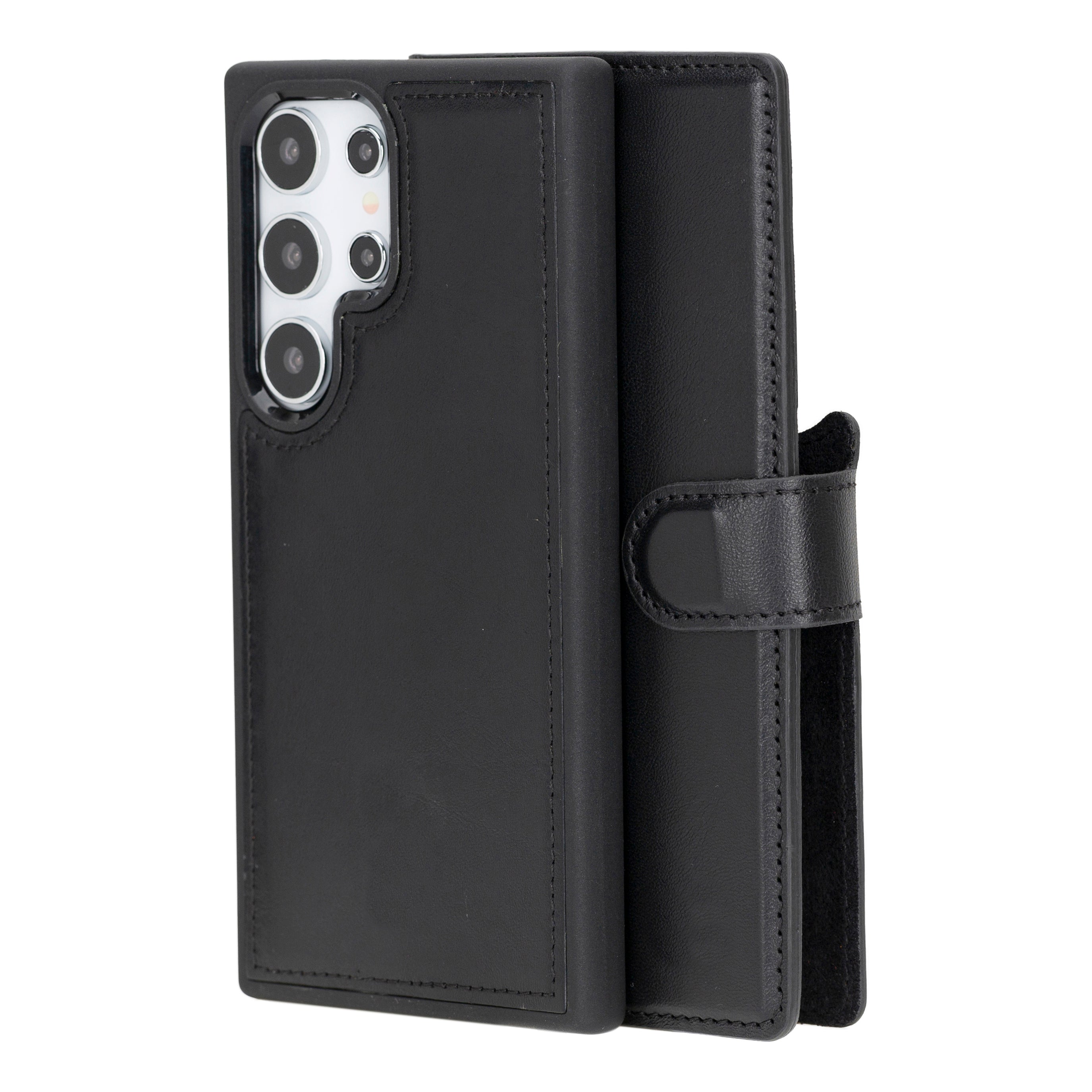 Duo Leather Samsung Galaxy S24 Ultra Detachable Wallet Case