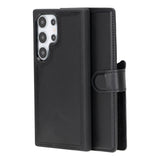 Duo Leather Samsung Galaxy S24 Ultra Detachable Wallet Case