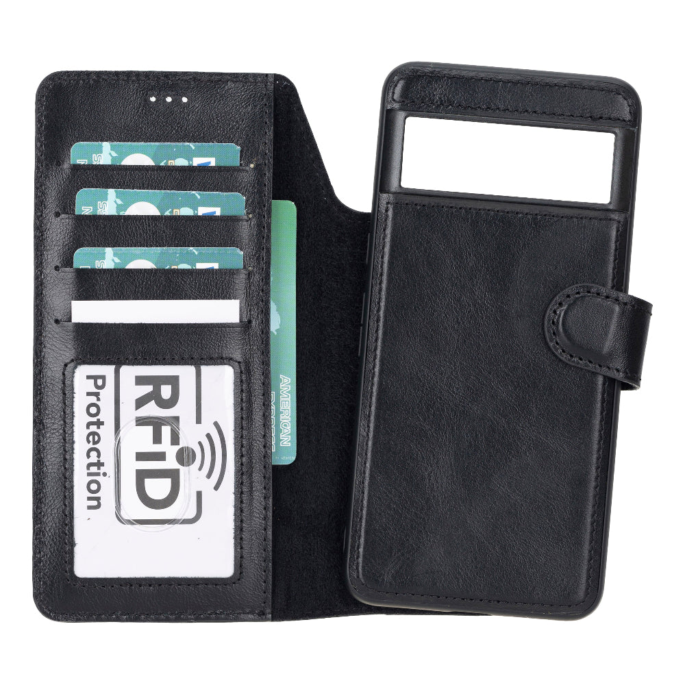 Duo Google Pixel 8 Detachable Leather Wallet Case