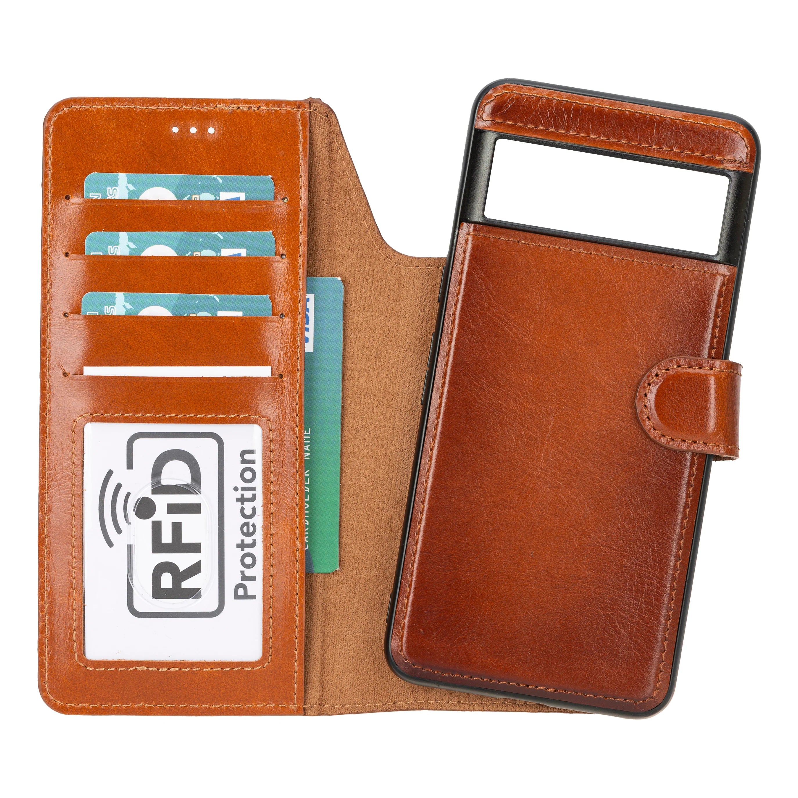 Magic Google Pixel 10 Pro Xl Detachable Leather Wallet Case