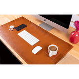 Natural Leather Desk Mat Medium