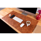 Natural Leather Desk Mat Medium