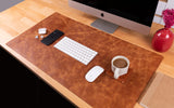 Natural Leather Desk Mat Large