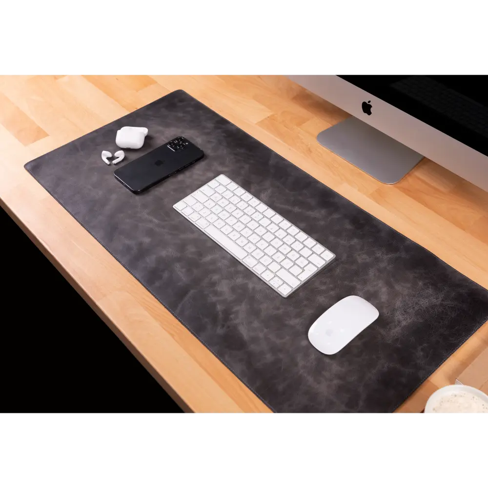 Natural Leather Desk Mat Medium