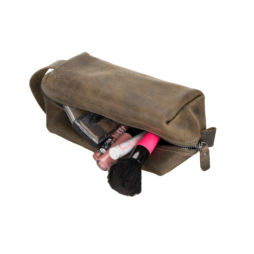 Vera Leather Dopp Kit, Large