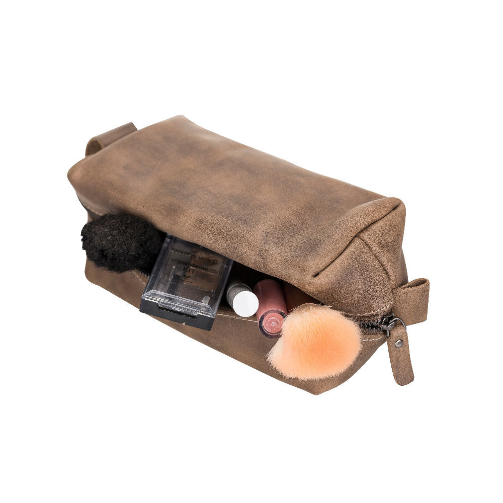 Vera Leather Dopp Kit, Large