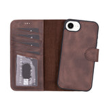 Magic I Phone 16 E Detachable Leather Wallet Case