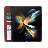 Shield Leather Samsung Galaxy Z Fold 5 Folio Wallet Case