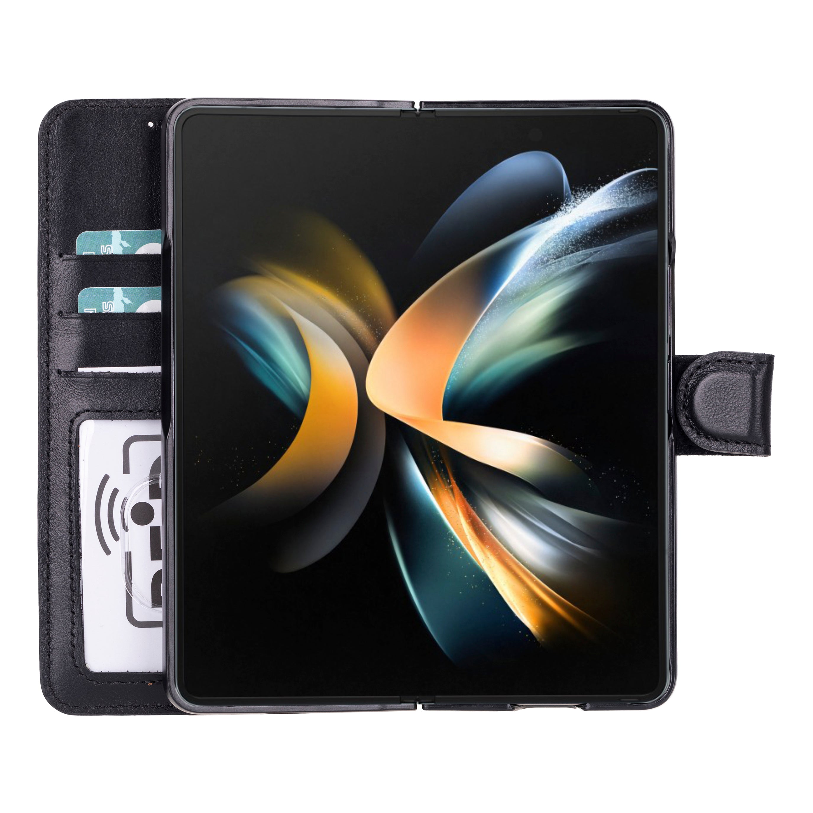 Shield Leather Samsung Galaxy Z Fold 5 Folio Wallet Case