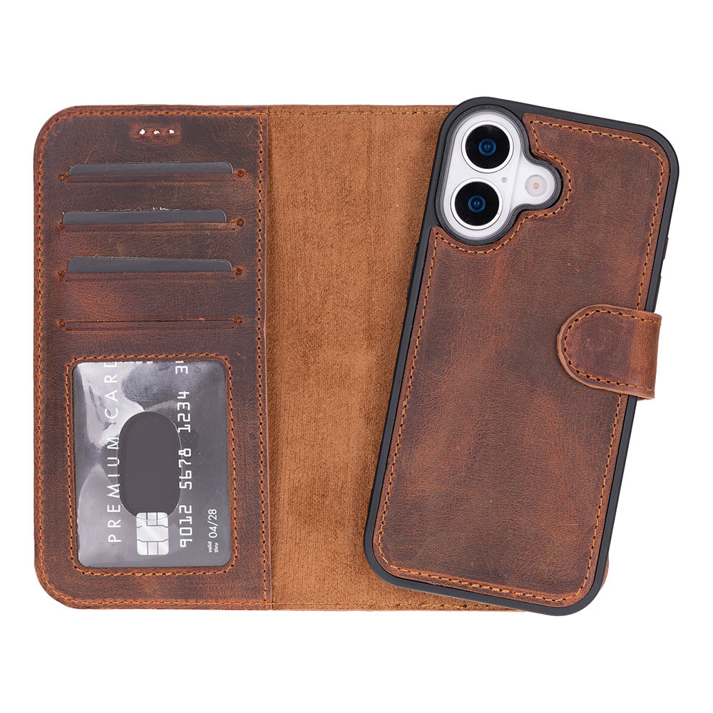 Magic I Phone 17 Leather Detachable Wallet Case