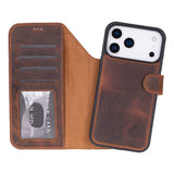 Magic I Phone 17 Pro Leather Detachable Wallet Case