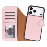 Magic I Phone 17 Pro Max Leather Detachable Wallet Case