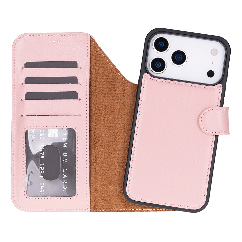 Magic I Phone 17 Pro Leather Detachable Wallet Case