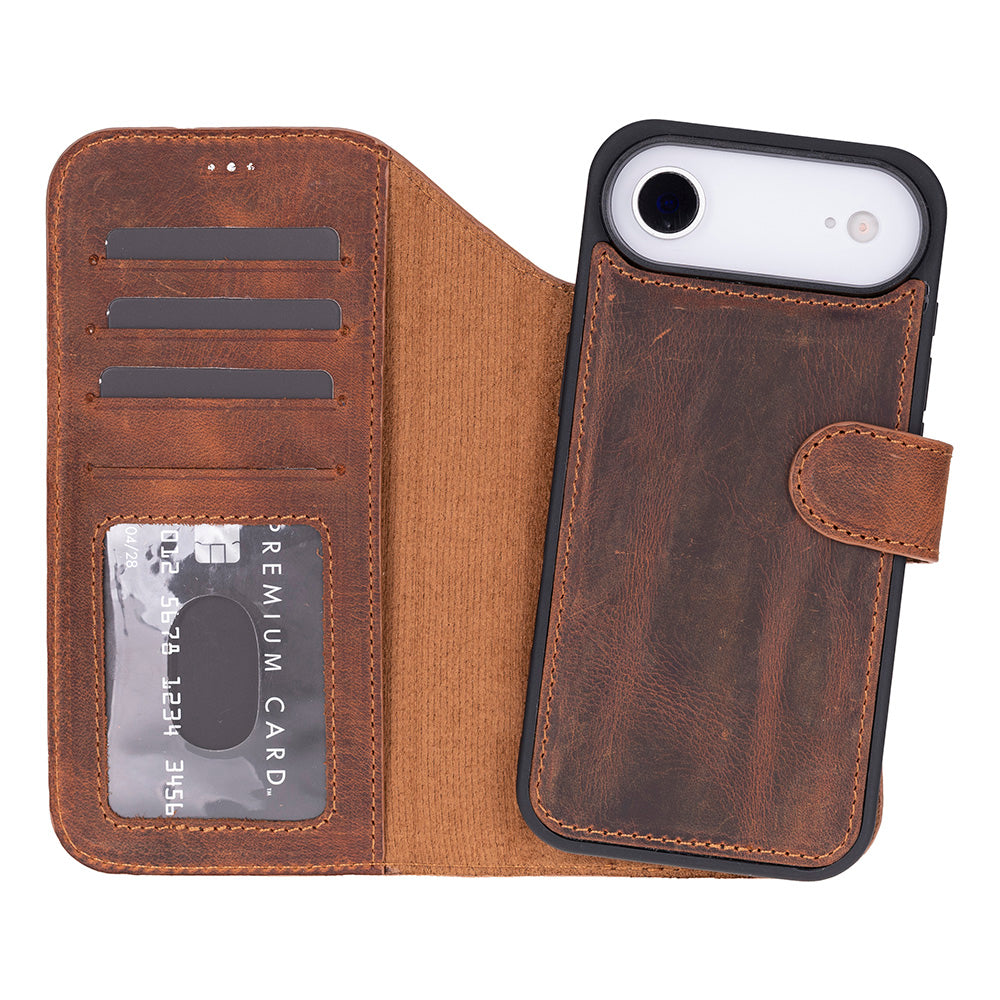 Magic I Phone 17 Air Leather Detachable Wallet Case