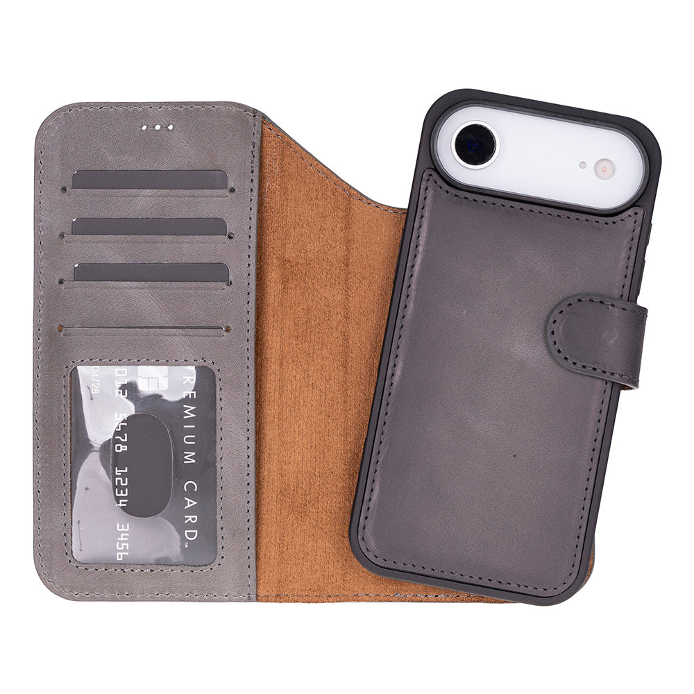 Magic I Phone 17 Air Leather Detachable Wallet Case