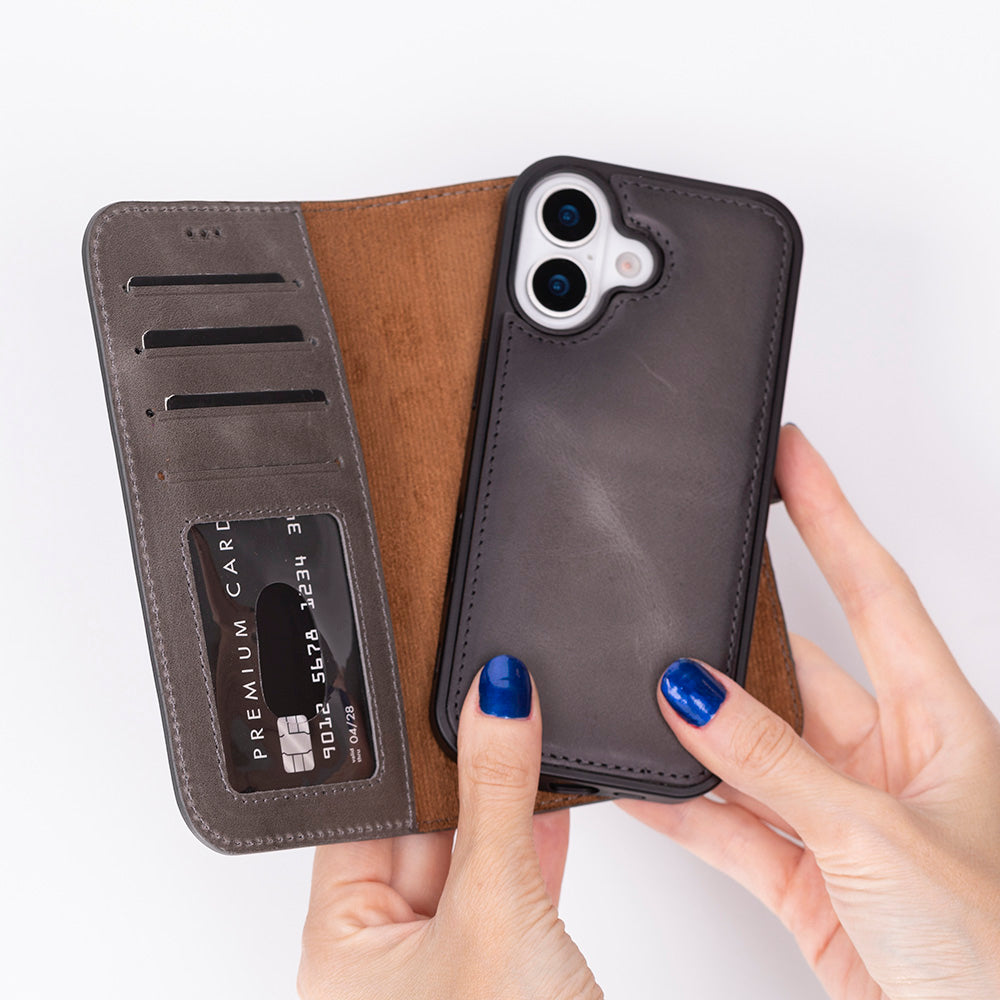 Magic I Phone 17 Leather Detachable Wallet Case