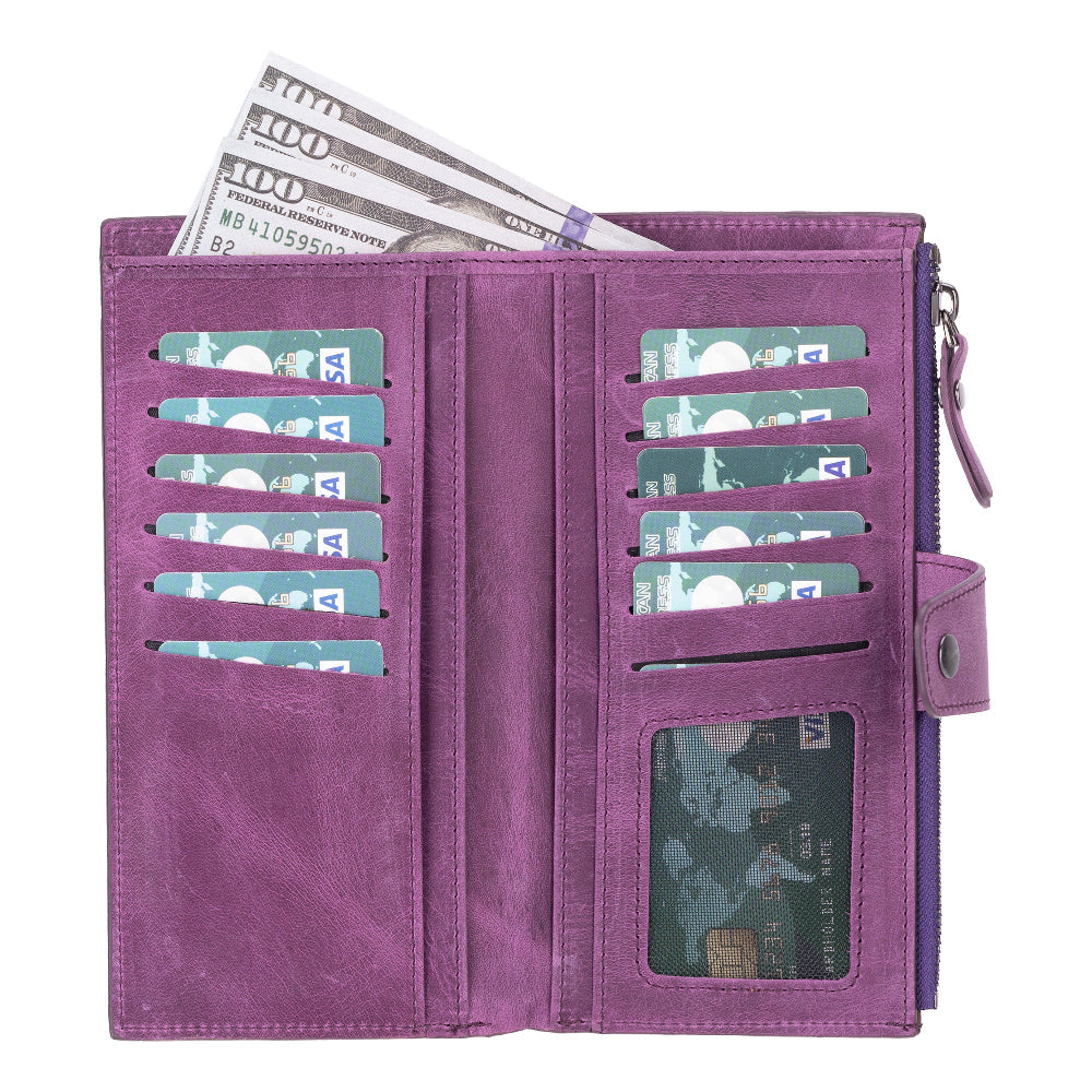 Luvia Lozan Hanger Leather Wallet