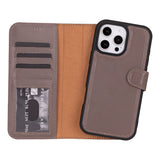 Magic I Phone 16 Pro Max Leather Detachable Wallet Case