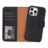 Magic I Phone 16 Pro Max Leather Detachable Wallet Case
