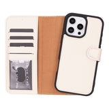 Magic I Phone 16 Pro Detachable Leather Wallet Case
