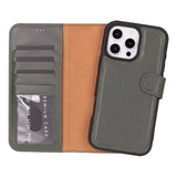Magic I Phone 16 Pro Detachable Leather Wallet Case