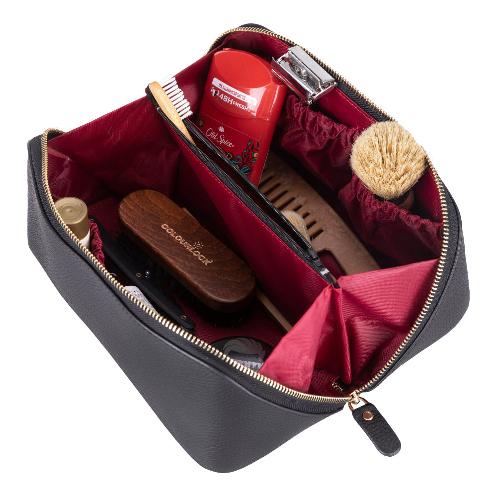 Ella Leather Makeup Bag