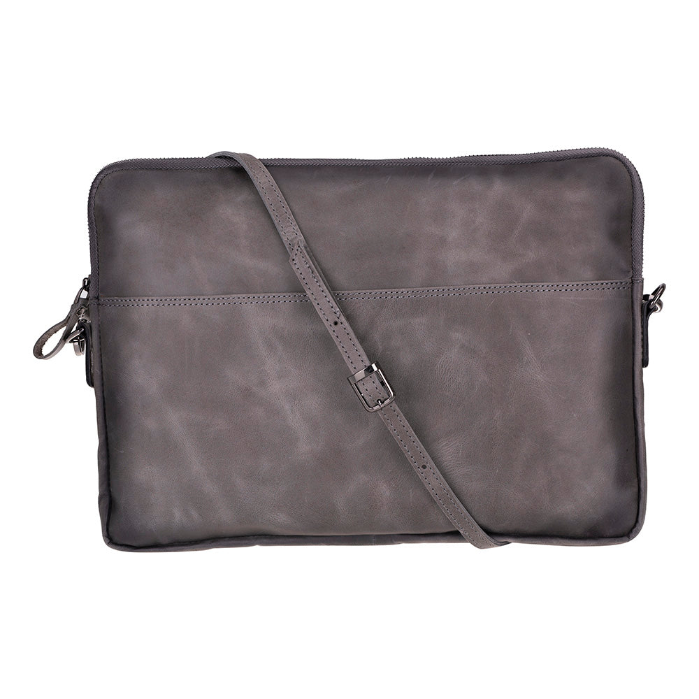 Leeds Slim Leather Laptop / Tablet Sleeve