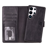 Sapiens Samsung Galaxy S25 Ultra Detachable Leather Wallet Case