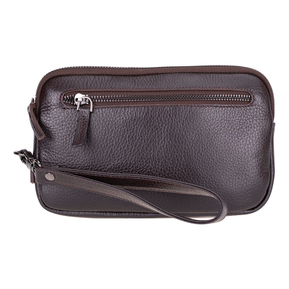 Noma Leather Clutch Bag