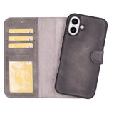 Magic I Phone 16 Detachable Leather Wallet Case
