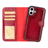 Magic I Phone 16 Detachable Leather Wallet Case
