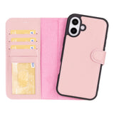 Magic I Phone 16 Detachable Leather Wallet Case