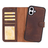 Magic I Phone 16 Detachable Leather Wallet Case