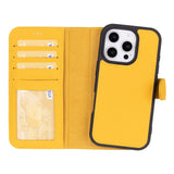 Magic I Phone 16 Pro Detachable Leather Wallet Case
