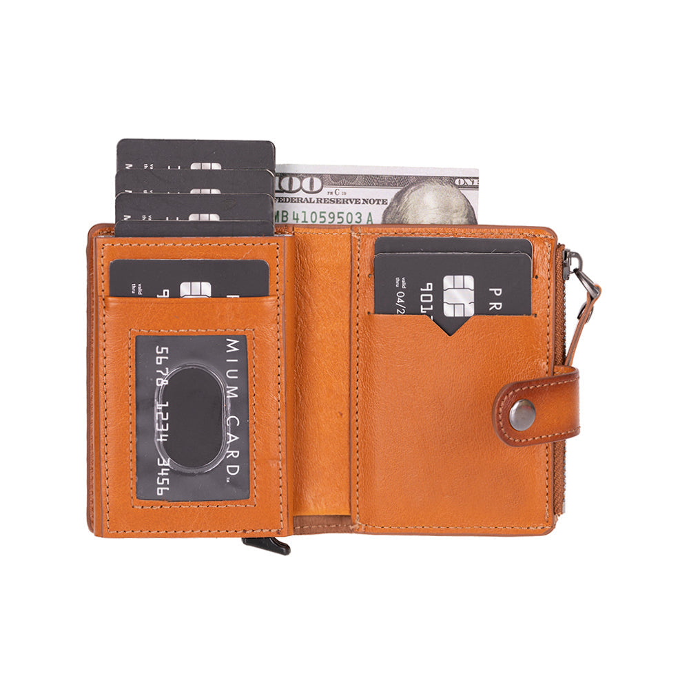 Veloce Pop Up Leather Card Holder