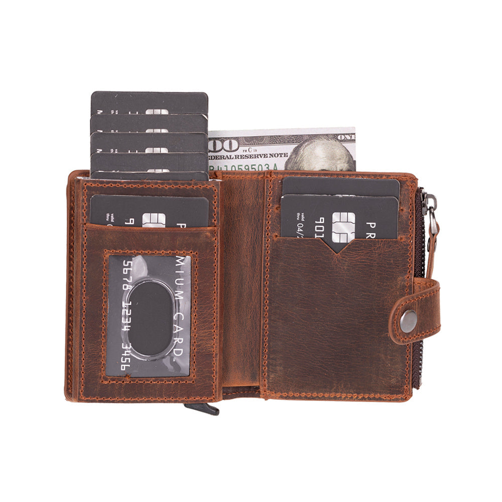 Veloce Pop Up Leather Card Holder