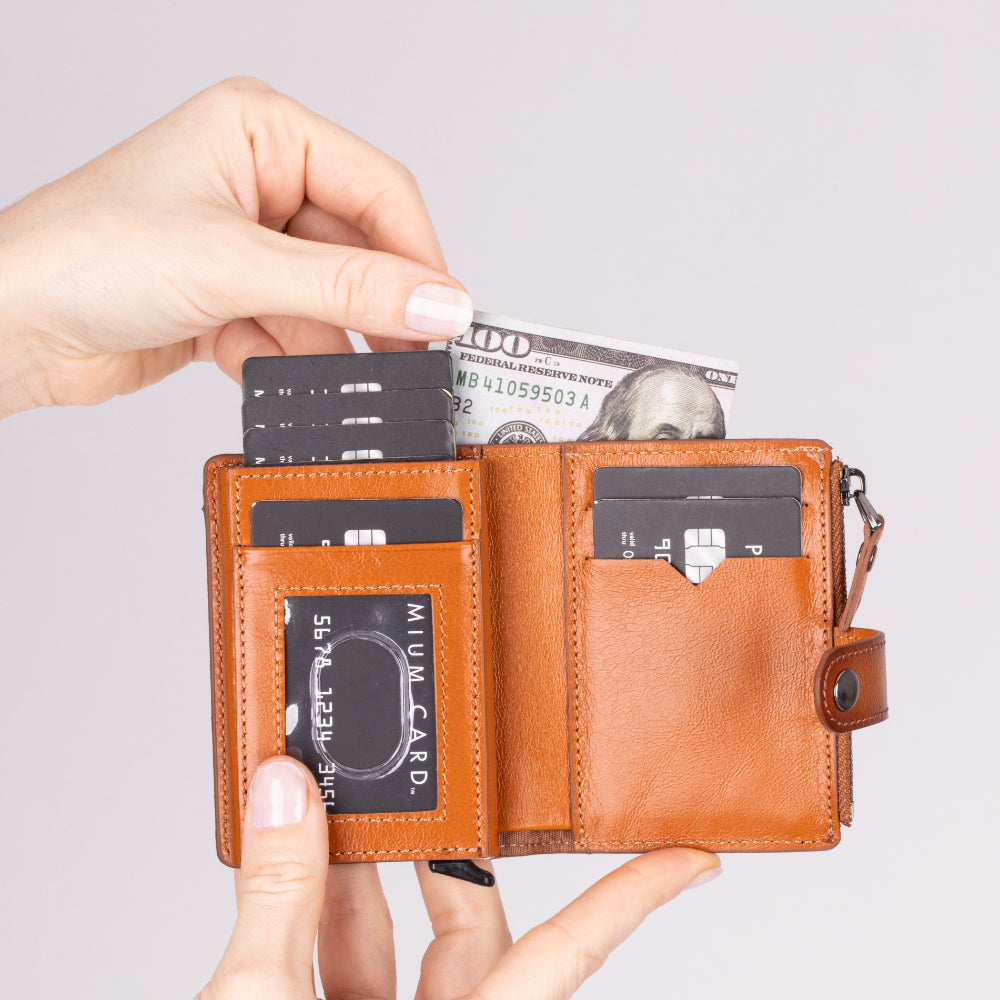Veloce Pop Up Leather Card Holder