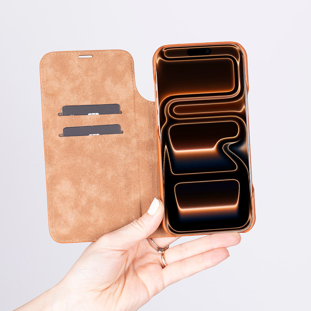 Sonat Leather I Phone 17 Pro Folio Case