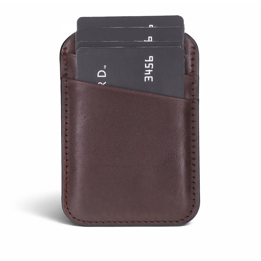 Maggy Fit Cc Leather Magnetic Card Holder